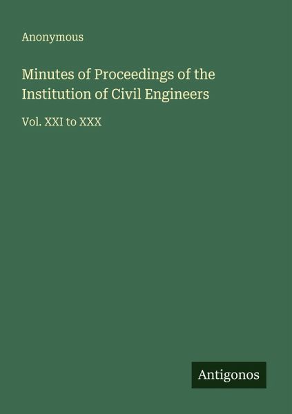 Minutes of Proceedings of the Institution of Civil Engineers Minutes of Proceedings of the Institution of Civil Engineers