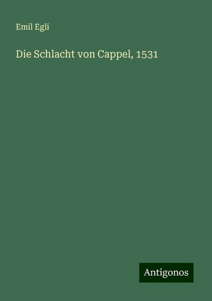 Die Schlacht von Cappel, 1531