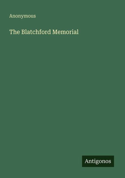 The Blatchford Memorial