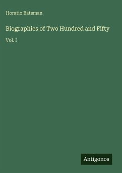 Cover Biographies of Two Hundred and Fifty
