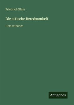 Cover Die attische Beredsamkeit