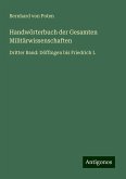 Handwörterbuch der Gesamten Militärwissenschaften Handwörterbuch der Gesamten Militärwissenschaften