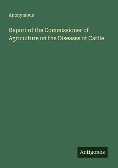 Cover Report of the Commissioner of Agriculture on the Diseases of Cattle