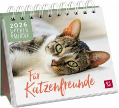 Cover Mini-Wochenkalender 2026: Für Katzenfreunde