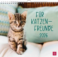 Cover Wandkalender 2026: Für Katzenfreunde