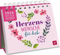 Cover Mini-Wochenkalender 2026: Herzenswünsche für dich