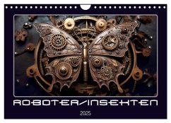 Roboterinsekten (Wandkalender 2025 DIN A4 quer), CALVENDO Monatskalender