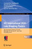 HCI International 2024 - Late Breaking Posters HCI International 2024 - Late Breaking Posters