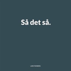 Cover Så det så. (eBook, ePUB)