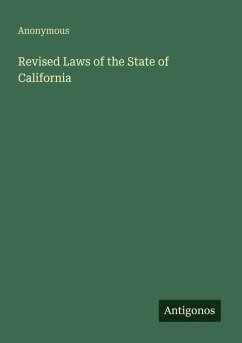 Cover Revised Laws of the State of California