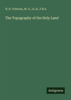 Cover The Topography of the Holy Land