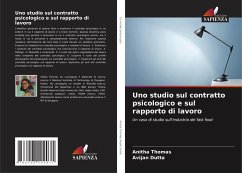 Cover Uno studio sul contratto psicologico e sul rapporto di lavoro