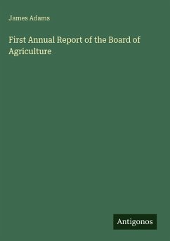Cover First Annual Report of the Board of Agriculture