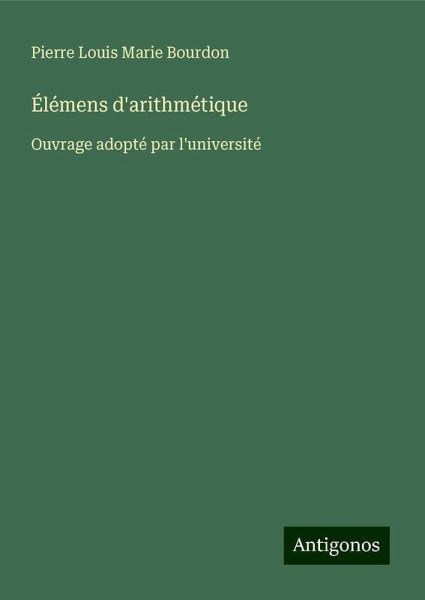 Élémens d'arithmétique