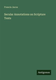 Cover Secular Annotations on Scripture Texts