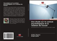Cover Une étude sur le contrat psychologique et la relation de travail