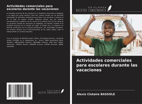 Actividades comerciales para escolares durante las vacaciones