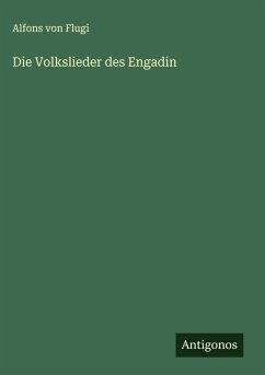 Cover Die Volkslieder des Engadin