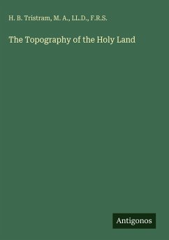 Cover The Topography of the Holy Land