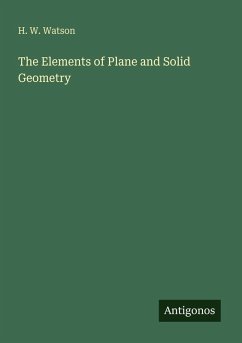 Cover The Elements of Plane and Solid Geometry