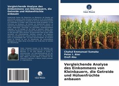 Cover Vergleichende Analyse des Einkommens von Kleinbauern, die Getreide und Hülsenfrüchte anbauen