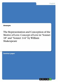 Cover The Representation and Conception of the Motive of Love. Concept of Love in 