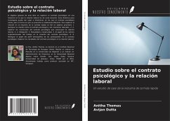 Cover Estudio sobre el contrato psicológico y la relación laboral