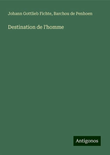 Destination de l'homme Destination de l'homme