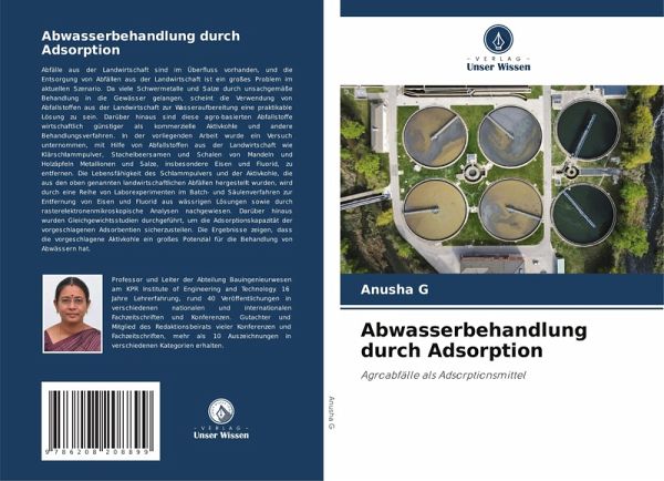 Abwasserbehandlung durch Adsorption Abwasserbehandlung durch Adsorption