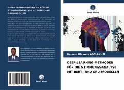 Cover DEEP-LEARNING-METHODEN FÜR DIE STIMMUNGSANALYSE MIT BERT- UND GRU-MODELLEN