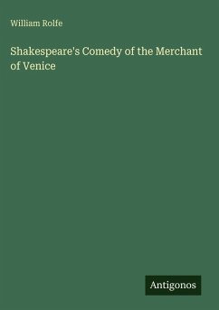Cover Shakespeare's Comedy of the Merchant of Venice