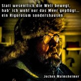 Statt wesentlich die Welt bewegt, hab ich wohl nur das Meer gepflügt - Ein Rigorosum sondershausen (MP3-Download)