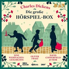 Cover Die große Hörspiel-Box - Eine Weihnachtsgeschichte, Oliver Twist, David Copperfield Junior