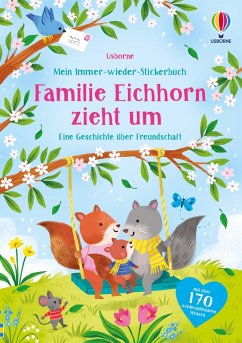 Cover Mein Immer-wieder-Stickerbuch: Familie Eichhorn zieht um