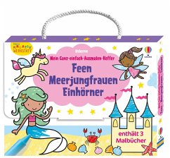 Cover Kleine Kreativ-Werkstatt - Mein Ganz-einfach-Ausmalen-Koffer: Feen, Meerjungfrauen, Einhörner