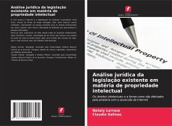 Cover Análise jurídica da legislação existente em matéria de propriedade intelectual