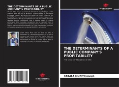 Cover THE DETERMINANTS OF A PUBLIC COMPANY'S PROFITABILITY