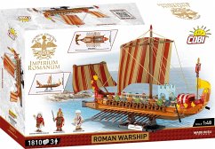 Cover COBI Imperium Romanum 20071 - Roman Warship, Römisches Kriegsschiff, Bausatz, 1810 Klemmbausteine/3 Figuren