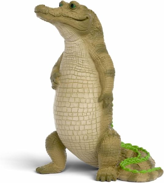 Schleich 14913 - Rick das Krokodil, Die Schule der magischen Tiere, Tierfigur, Höhe: 7,9 cm Schleich 14913 - Rick das Krokodil, Die Schule der magischen Tiere, Tierfigur, Höhe: 7,9 cm