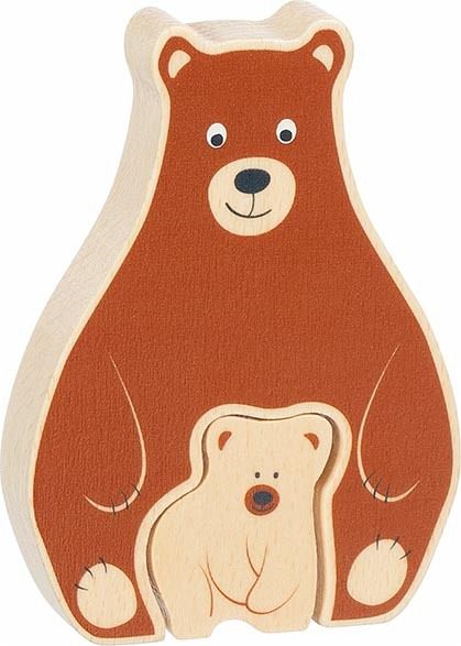 Goki 57332 - Aufstellpuzzle Bär