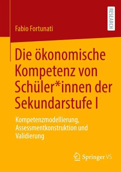 Cover Die ökonomische Kompetenz von Schüler*innen der Sekundarstufe I