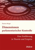 Dimensionen parlamentarischer Kontrolle (eBook, PDF)