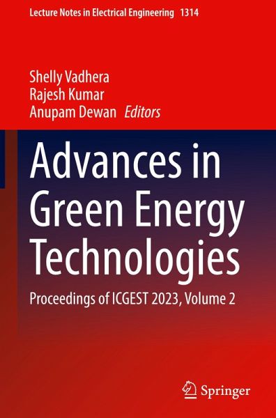 Advances in Green Energy Technologies Advances in Green Energy Technologies