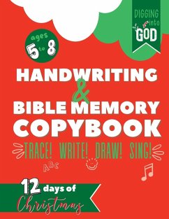 Christmas Handwriting & Bible Memory Copybook For Kids Ages 5-8 - Coppinger, Heather