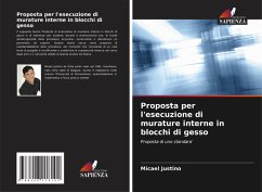 Cover Proposta per l'esecuzione di murature interne in blocchi di gesso