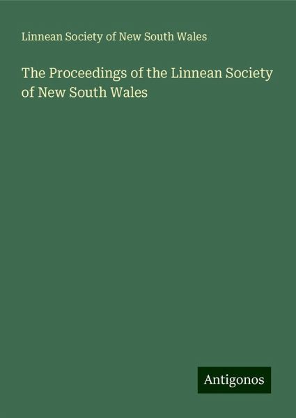 The Proceedings of the Linnean Society of New South Wales