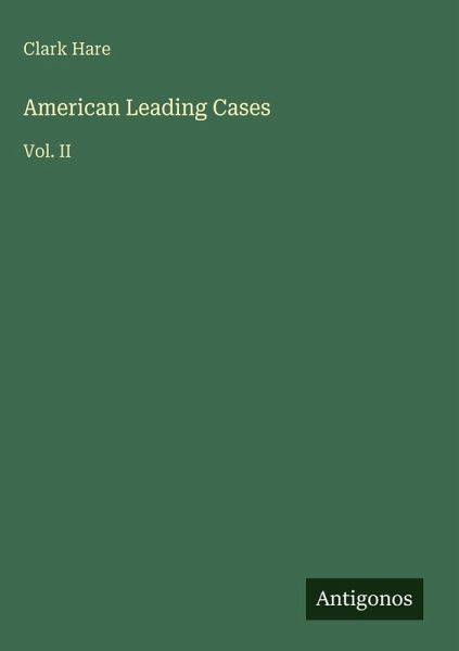 American Leading Cases