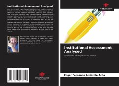 Institutional Assessment Analysed - Adriazola Acha, Edgar Fernando