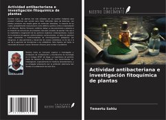 Actividad antibacteriana e investigación fitoquímica de plantas - Sahlu, Temertu