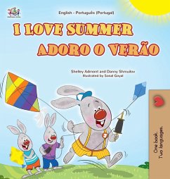 Cover I Love Summer (English Portuguese Portugal Bilingual Children's Book)